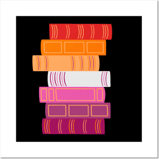 Sapphic Book Pride Stack Posters and Art